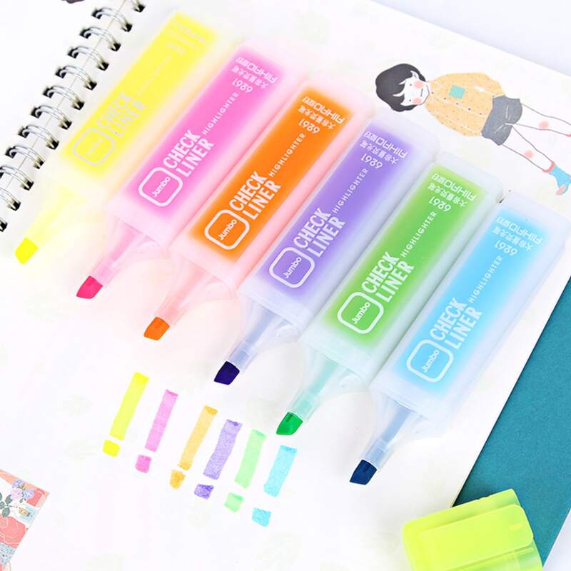 

1pc Highlighter Pen, Multicolor