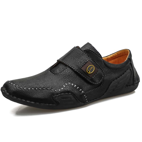 

Men Stitch Detail Loafers, Black