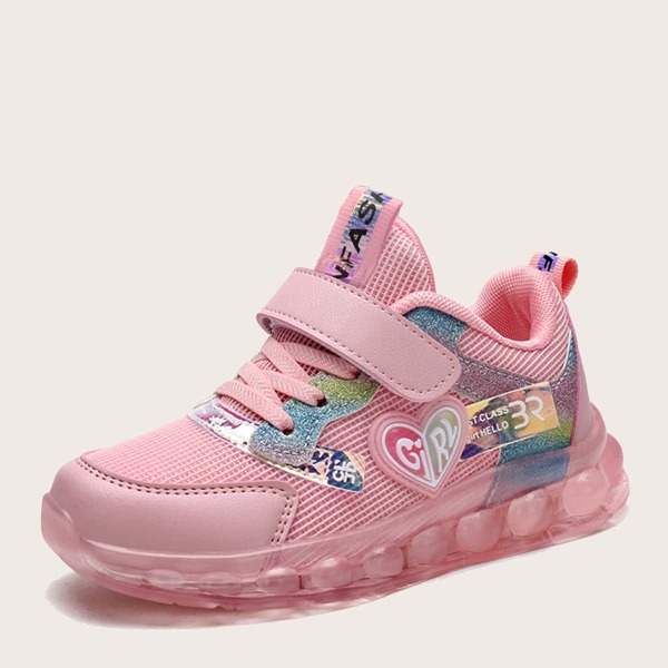 

Girls Mesh Chunky Sneakers, Pink