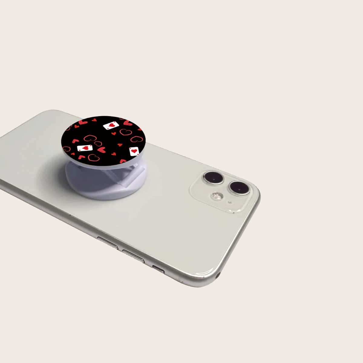 

Playing Card Print Pop-Out Phone Grip, Multicolor