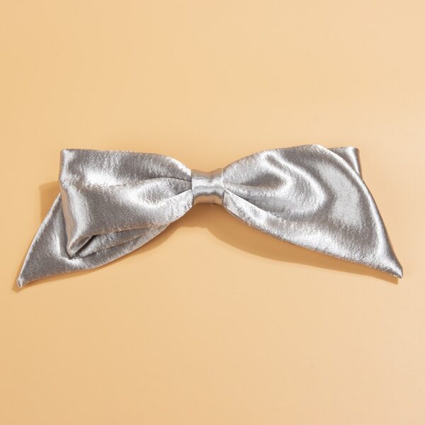 

Bow Knot Hair Clip, Silver