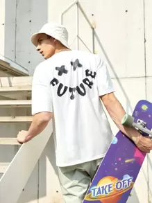 Manfinity VCAY 男士字母圖案上衣