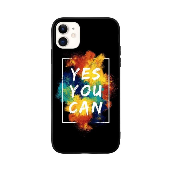 

Чехол для iPhone с текстовым принтом, Многоцветный