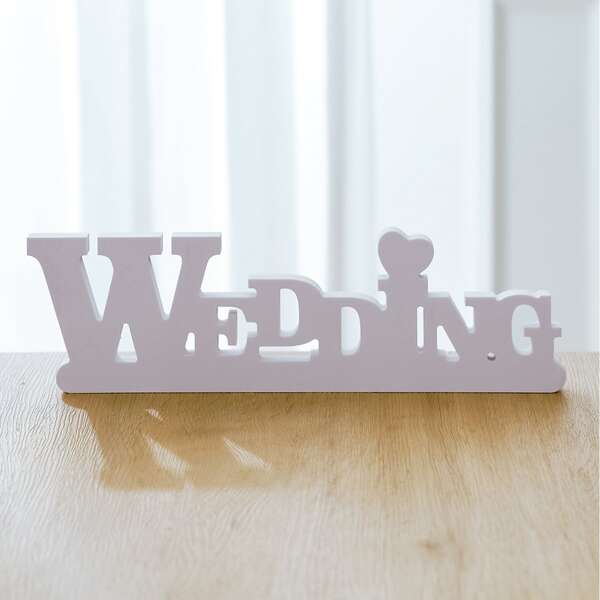

1pc Wedding Design Art Decoration, White