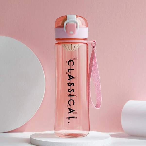 

1pc Portable Water Bottle, Pink