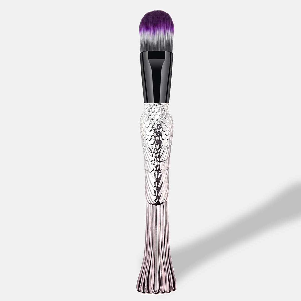 

1pc Bird Design Foundation Brush, Grey