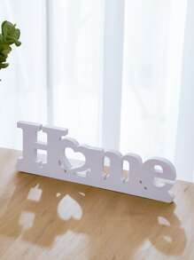 1pc Home Design Art Decoration, White PVC Decoration Craft For Home Decor Gifts Birthday Graduation - White - View 7
