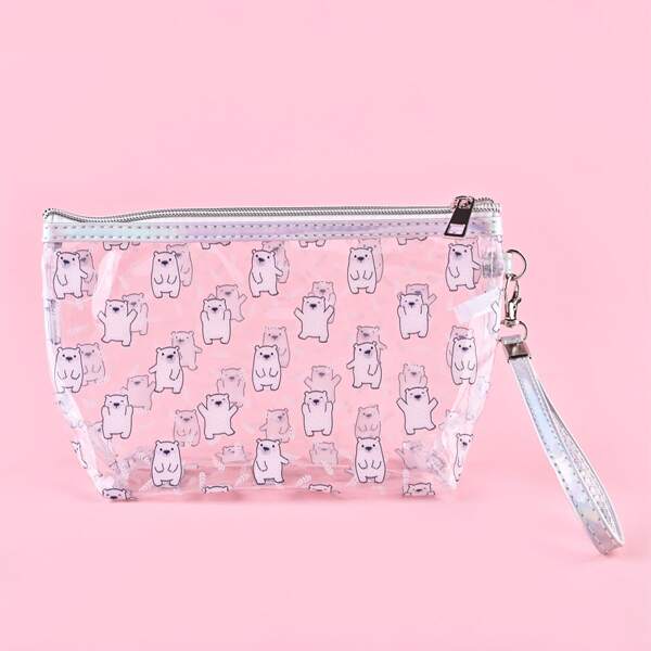 

Cartoon Graphic Clear Makeup Bag