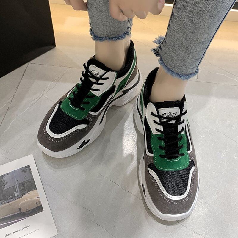 

Colorblock Chunky Sneakers, Multicolor