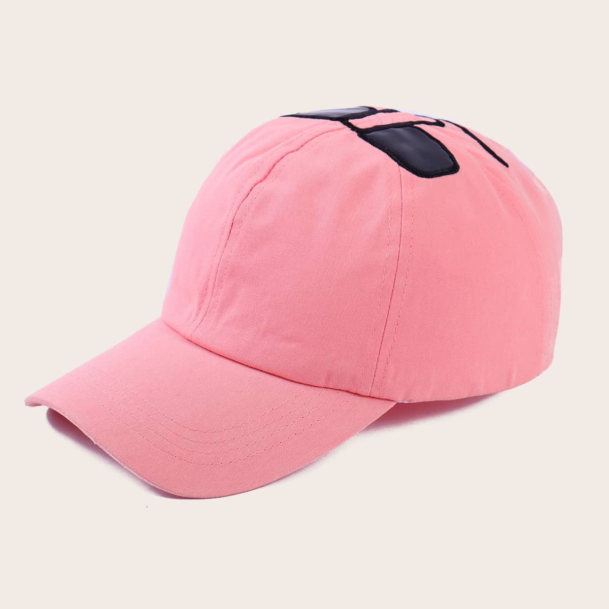 

Cartoon Face Baseball Cap, Pink