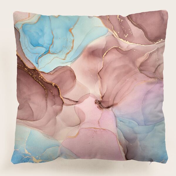 

Marble Pattern Cushion Cover Without Filler, Multicolor