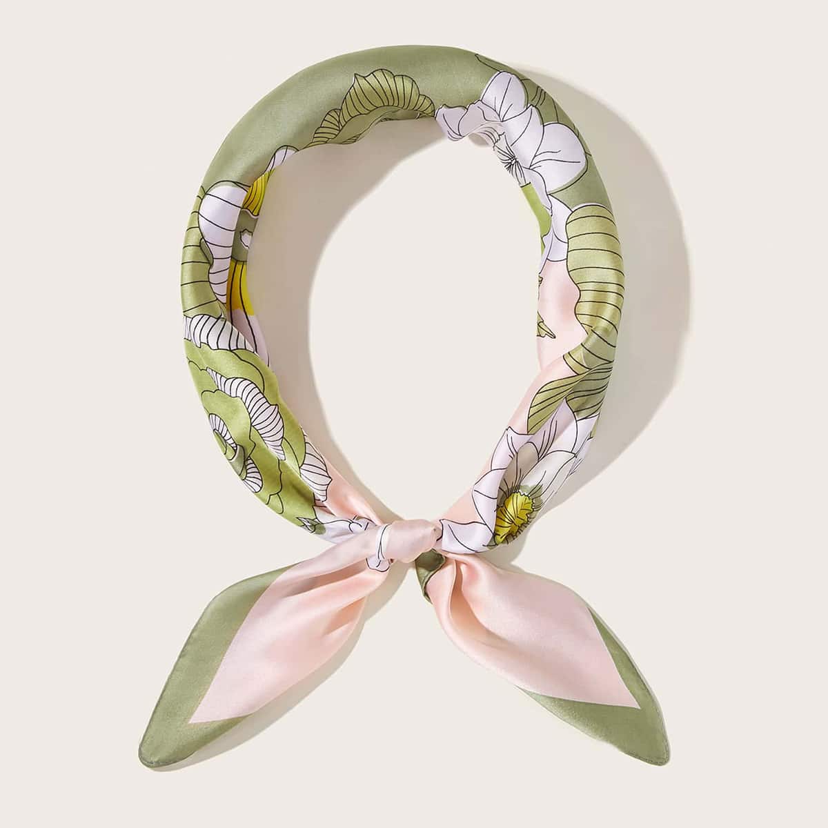 

Floral Pattern Bandana, Multicolor