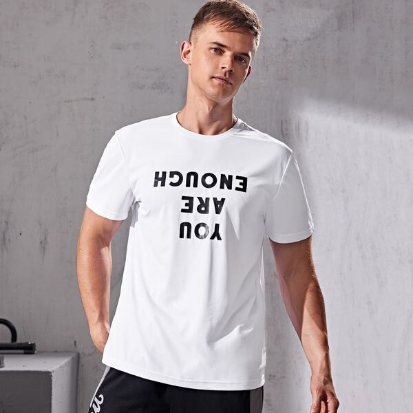 

Спортивный Мужские спортивные футболки и майки, Белый