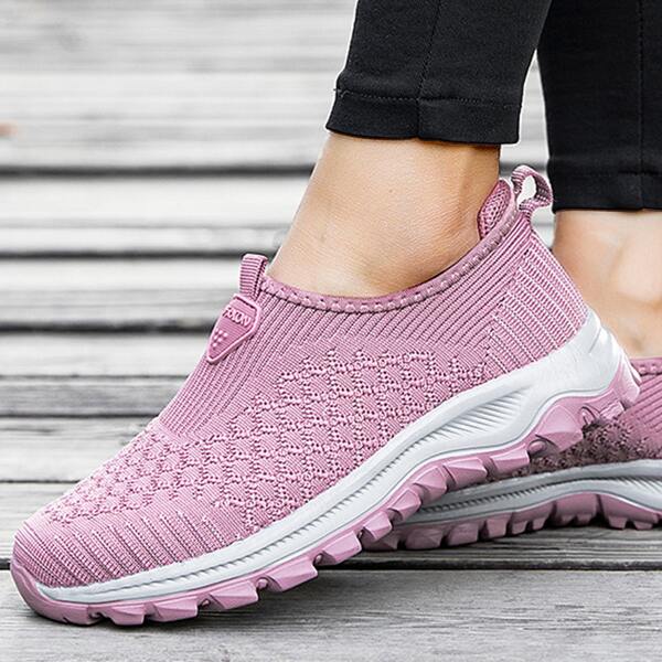 

Low Top Slip On Sneakers, Pink