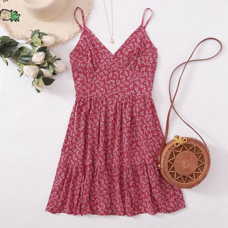 

Ditsy Flower Cami Dress, Multicolor