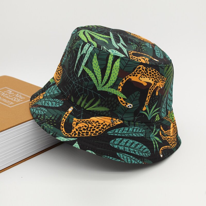 

Guys Animal Print Bucket Hat, Multicolor