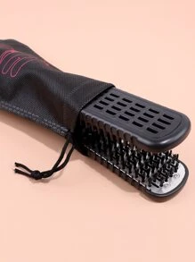 Bàn chải duỗi tóc chống tĩnh điện bằng tay - màu đen - Xem 4