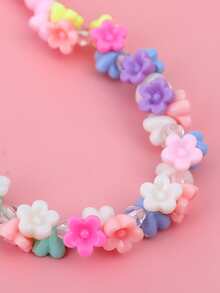 2 cái Bé Gái Mới Biết Đi Hoa Trang Trí Trang Trí Cườm Bộ Trang Sức - Nhiều màu - Xem 2