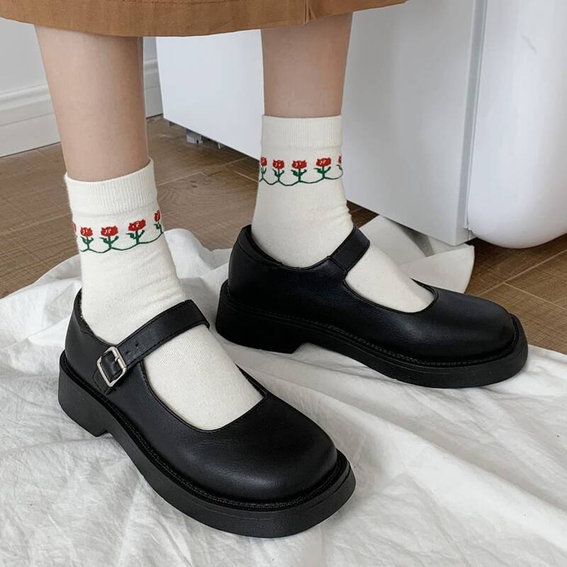 

Wide Fit Mary Janes, Black