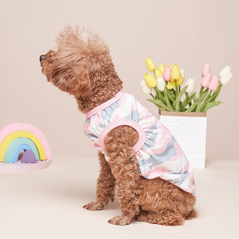 

Camouflage Pattern Pet Tank Top, Multicolor
