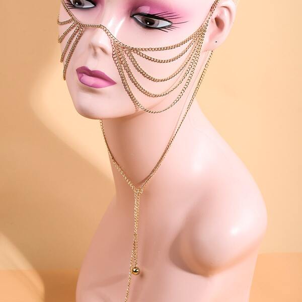 

Metal Face Chain, Gold