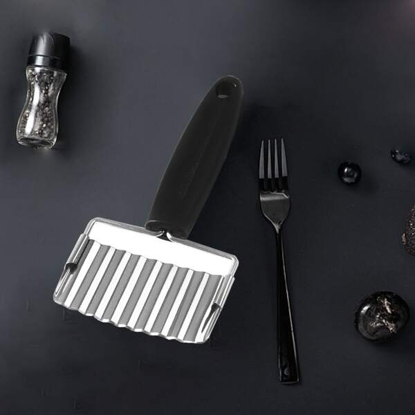 

1pc Stainless Steel Potato Cutter, Silver