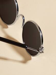 1 cặp ống kính tròn ống kính thú cưng - Xám - Xem 4