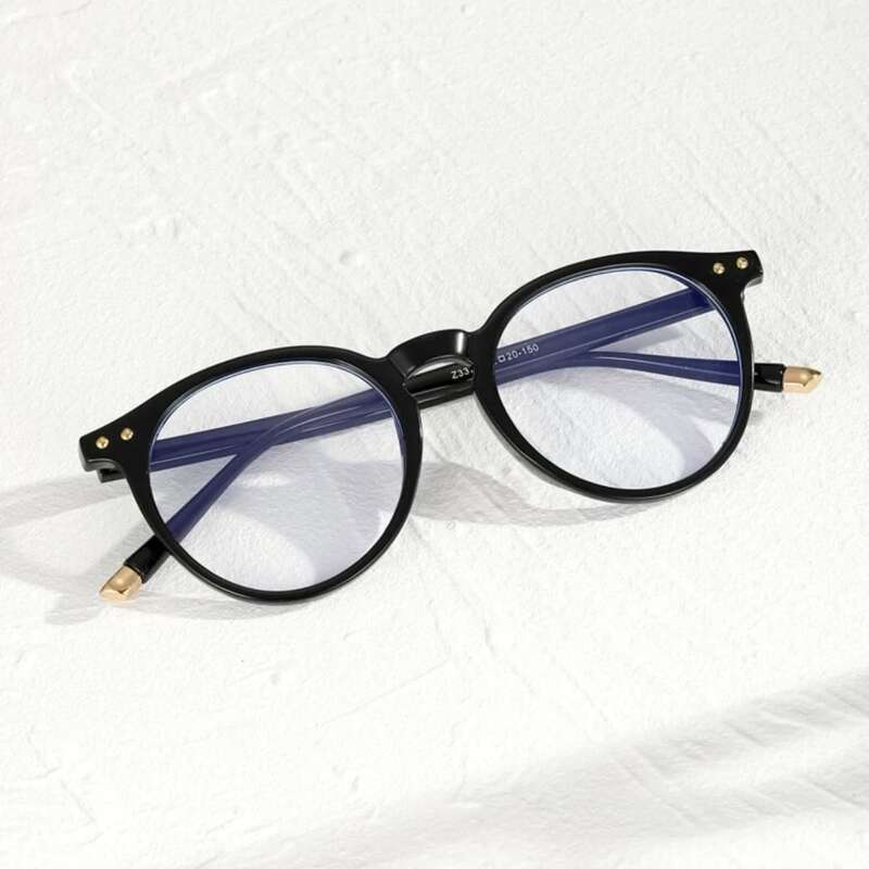 

Skinny Frame Round Eyeglasses
