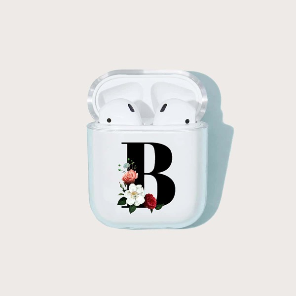 

Letter Graphic Clear AirPods Case