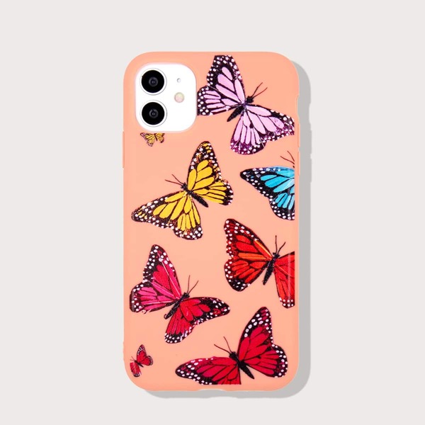 

Butterfly Print iPhone Case, Multicolor