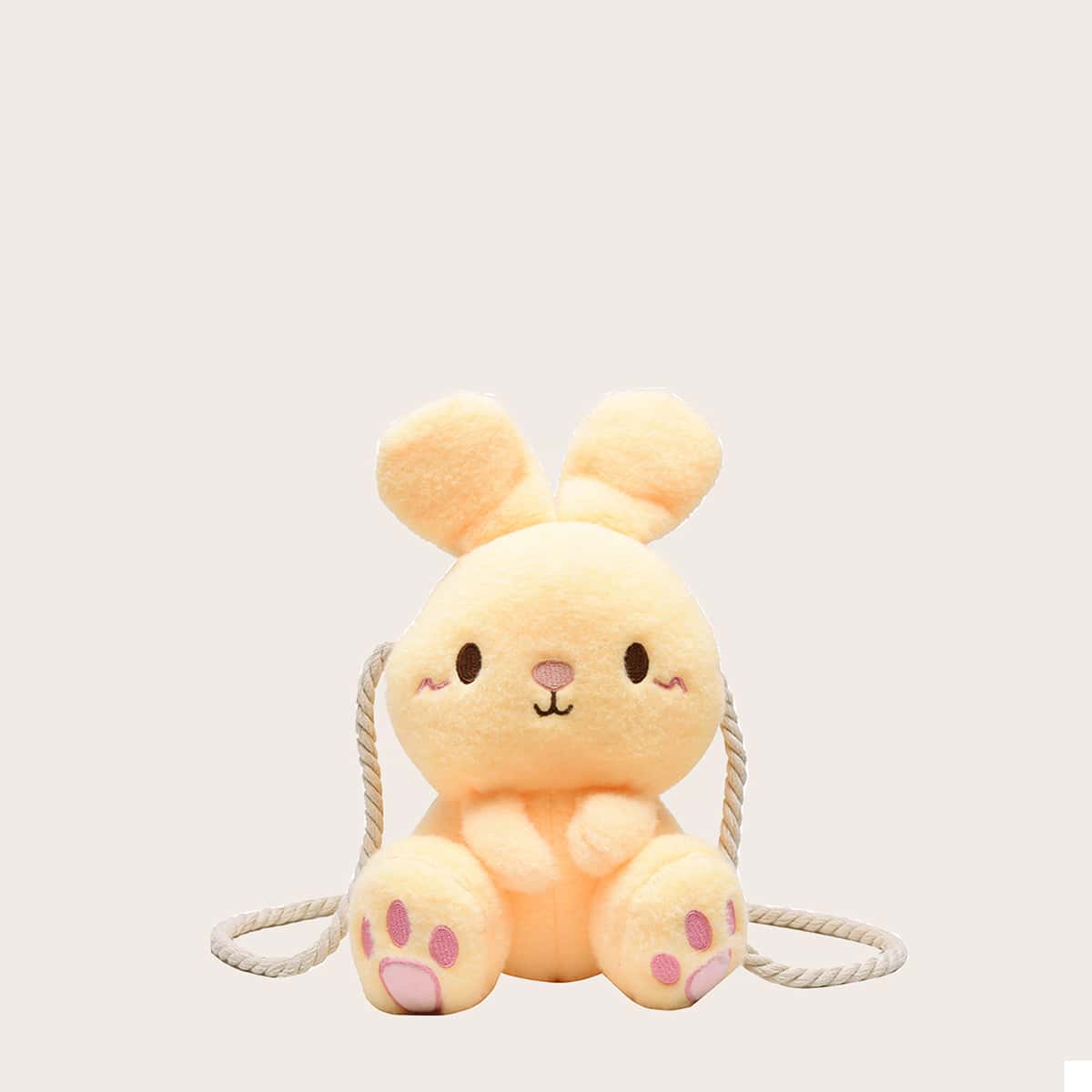 

Fluffy Cartoon Rabbit Bag, Yellow