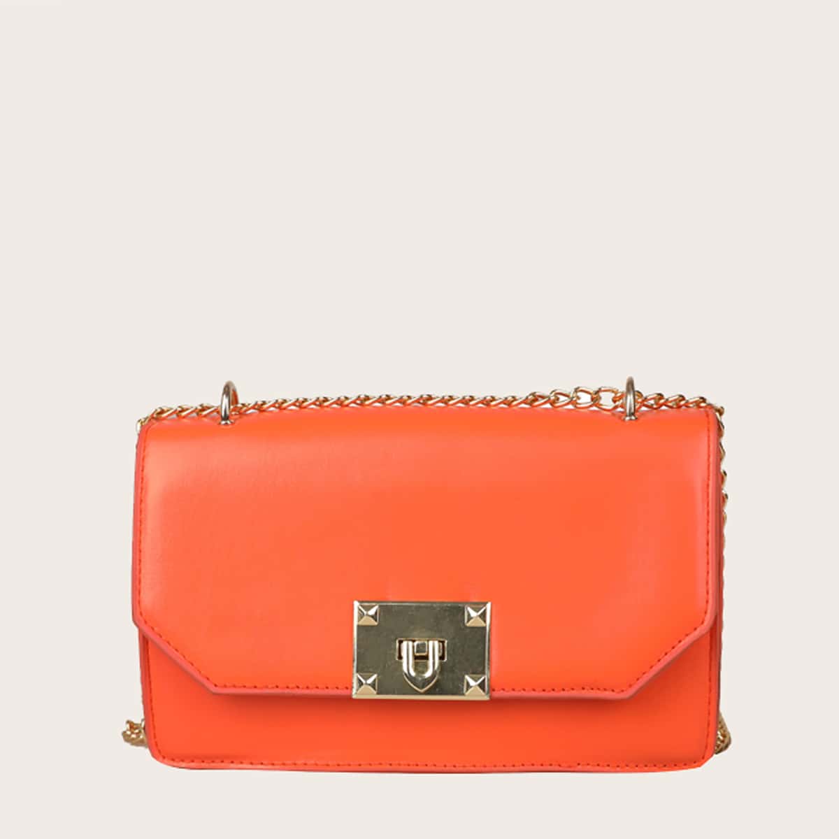 

Flap Chain Bag, Orange
