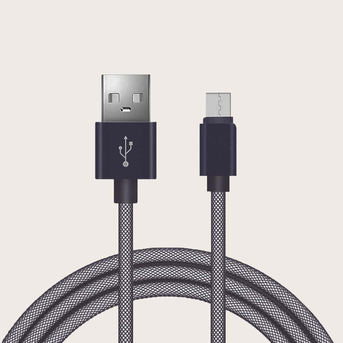 

1pc Type-C Data Cable, Black