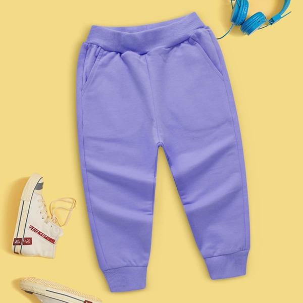 

Toddler Boys Solid Slant Pocket Sweatpants, Violet purple