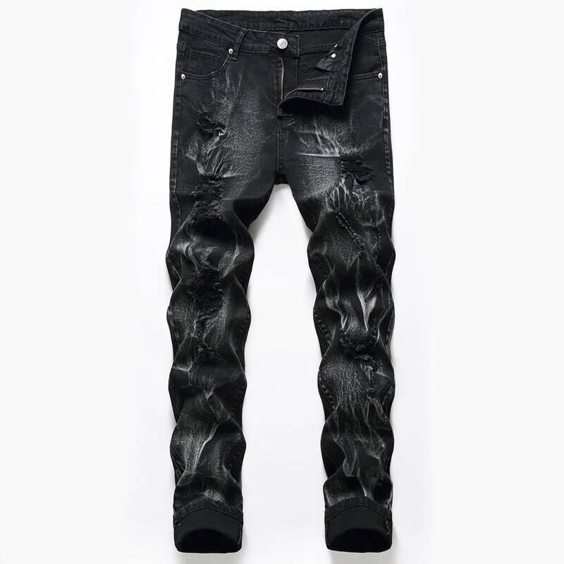 

Guys Ripped Jeans, Black