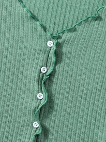 Muchica 2 Packs Lettuce Trim Tee - Multicolor - View 3