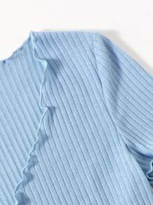 Muchica 2 Packs Lettuce Trim Tee - Multicolor - View 5