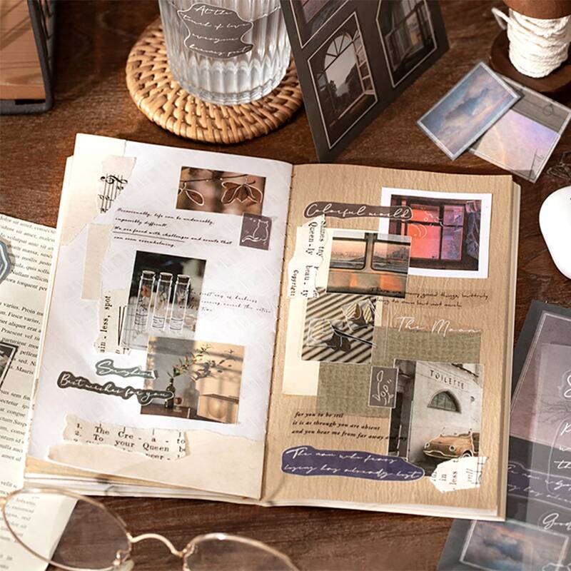 

5sheets Mixed Pattern Random Sticker, Multicolor