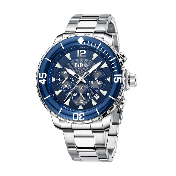 

Men Triple Dial Date Pointer Watch With Strap Remover