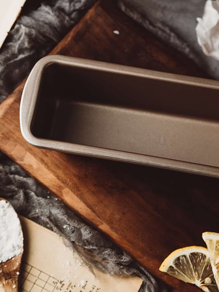 1pc DIY Rectangular Toast Box - Gold - View 4