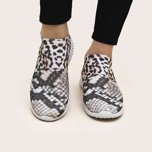 

Slip On Knit Sneakers, Multicolor