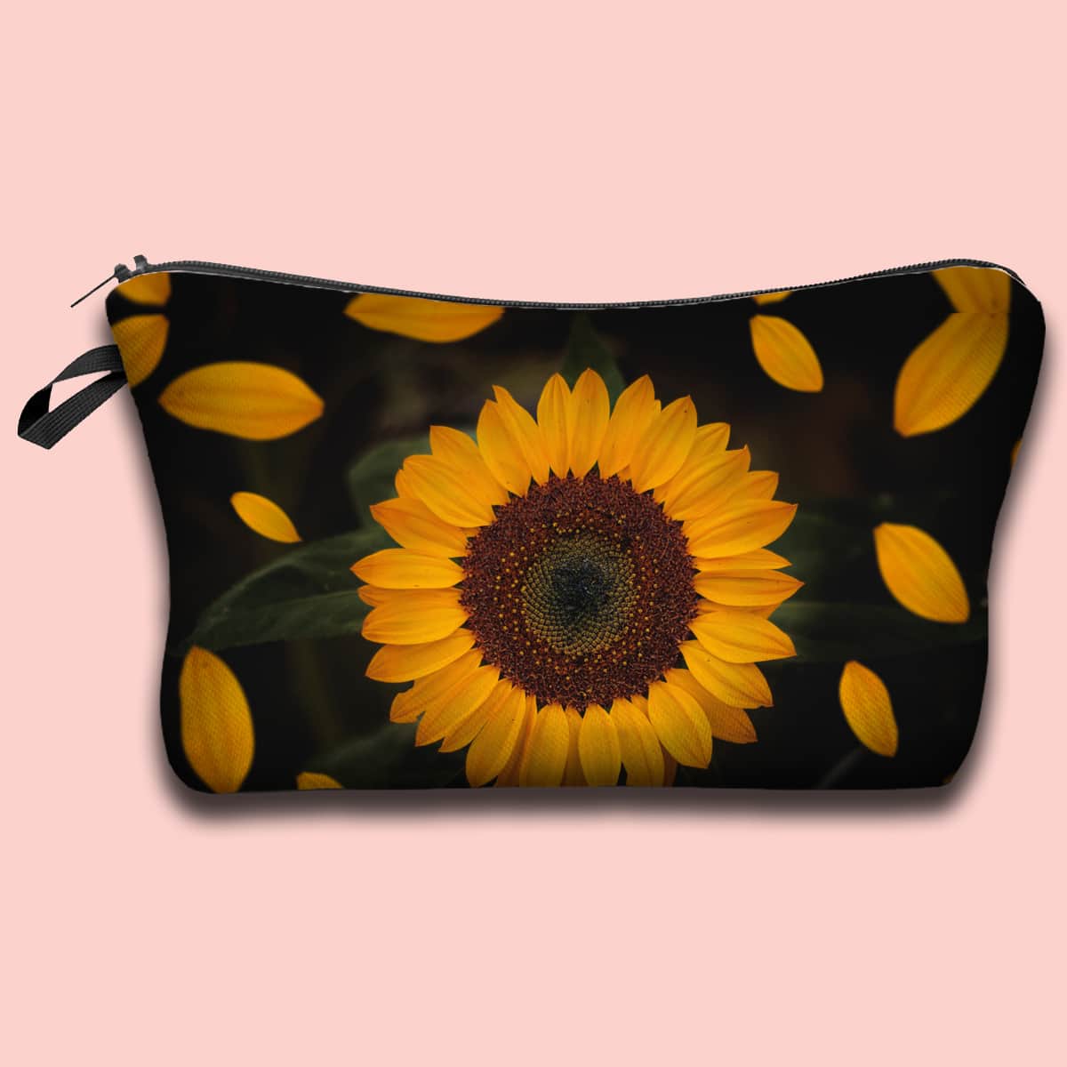 

Sunflower Print Makeup Bag, Multicolor
