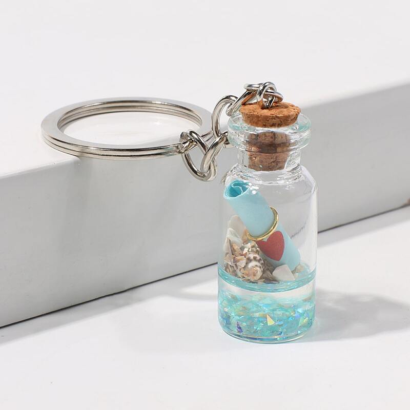 

Drifting Bottle Keychain, Multicolor