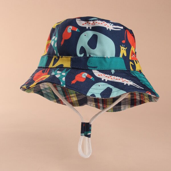 

Kids Cartoon Graphic Bucket Hat, Multicolor