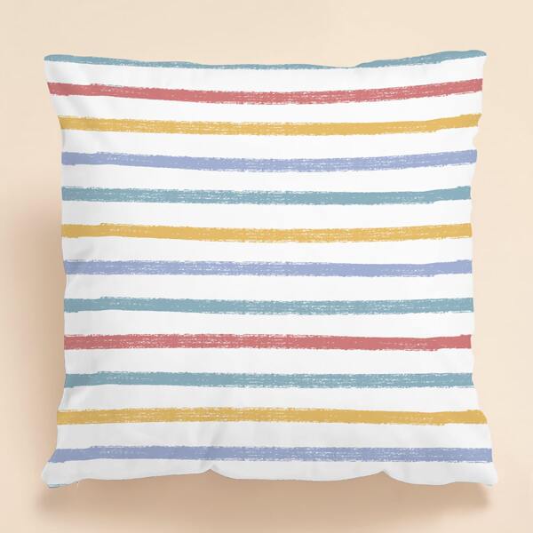 

Kids Striped Pattern Cushion Cover Without Filler, Multicolor