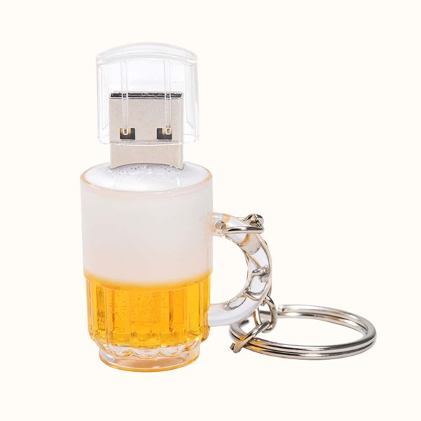 

Beer Mug Shaped USB Flash Drive, Yellow