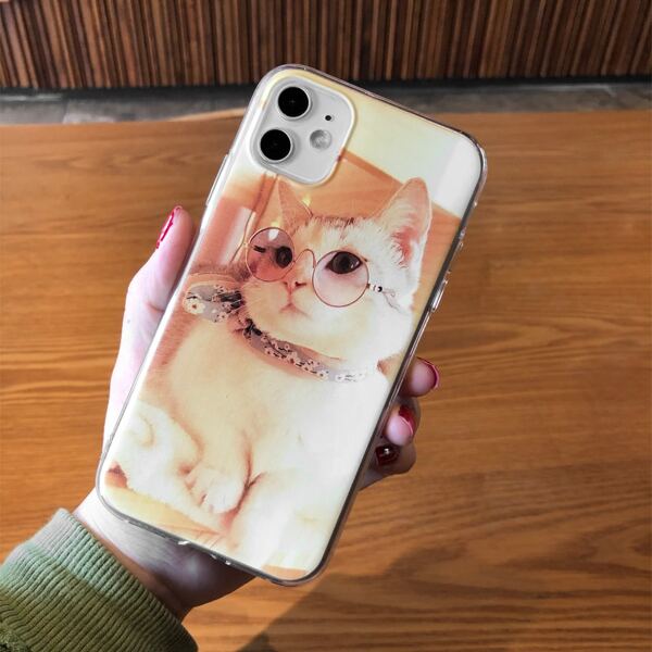 

Cat Print Phone Case, Multicolor