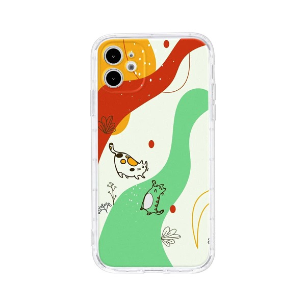 

Cartoon Graphic Phone Case, Multicolor