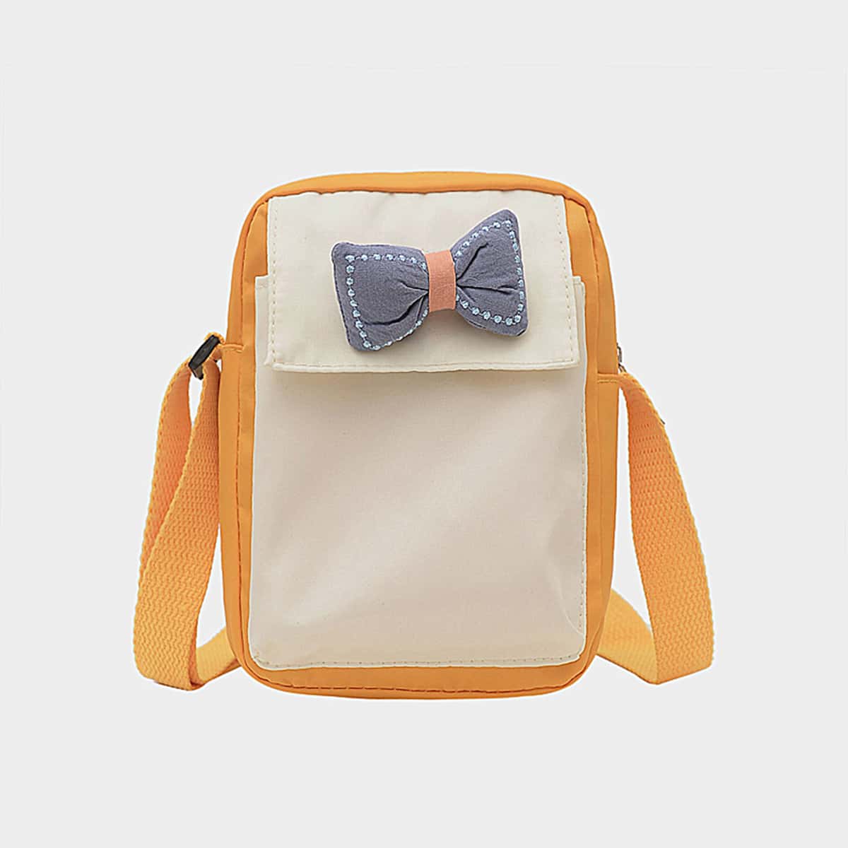 

Colorblock Bow Crossbody Bag, Multicolor