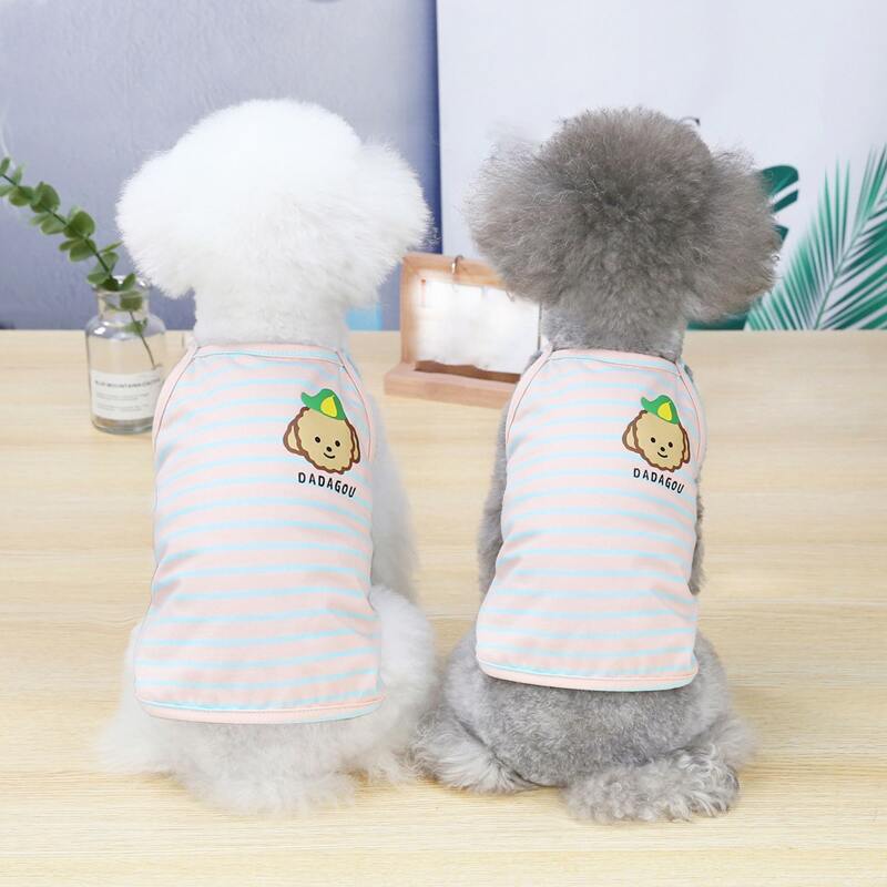 

1pc Cartoon Graphic Pet Tank Top, Multicolor